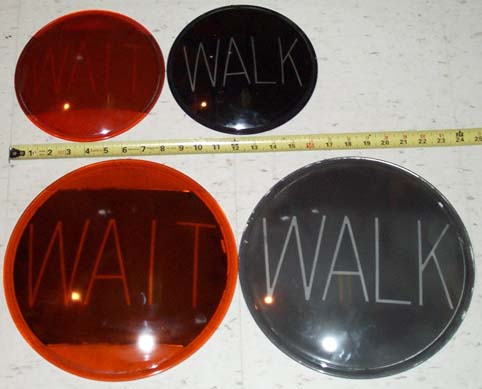 8 inch and 12 inch WAIT WALK lenses